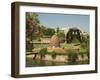 Water Wheel on the Orontes River, Hama, Syria, Middle East-Christian Kober-Framed Photographic Print