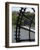 Water Wheels on the Orontes River, Hama, Syria, Middle East-Christian Kober-Framed Photographic Print