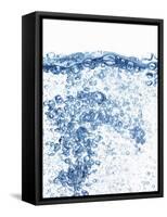 Water with Air Bubbles-Petr Gross-Framed Stretched Canvas