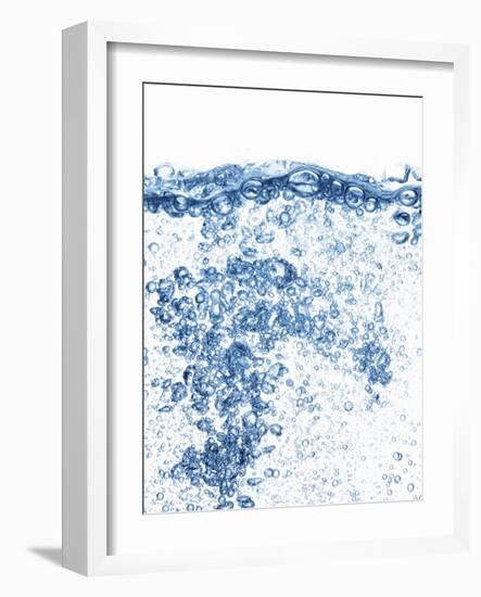 Water with Air Bubbles-Petr Gross-Framed Photographic Print