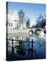 Water with Reflections, Amsterdam-Peter Adams-Stretched Canvas