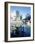 Water with Reflections, Amsterdam-Peter Adams-Framed Photographic Print