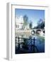 Water with Reflections, Amsterdam-Peter Adams-Framed Photographic Print