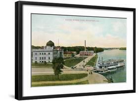 Water Works Park, Rockford, Illinois-null-Framed Art Print