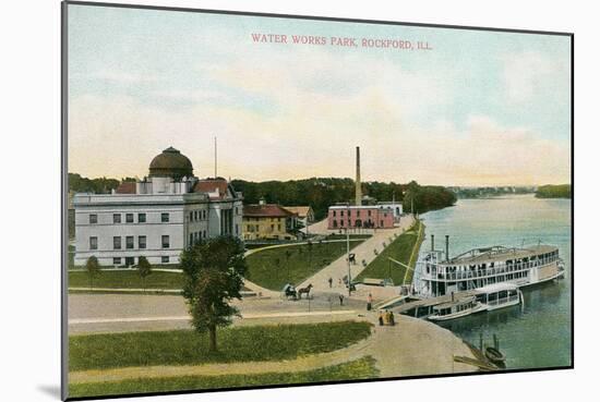 Water Works Park, Rockford, Illinois-null-Mounted Art Print