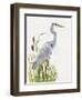 Waterbirds & Cattails I-Naomi McCavitt-Framed Art Print