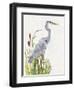 Waterbirds & Cattails I-Naomi McCavitt-Framed Art Print