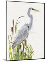 Waterbirds & Cattails I-Naomi McCavitt-Mounted Art Print