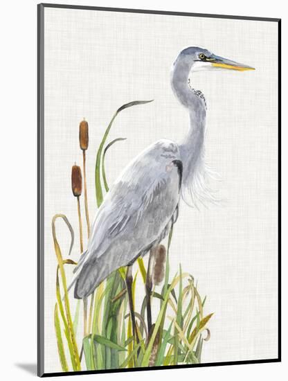 Waterbirds & Cattails I-Naomi McCavitt-Mounted Art Print