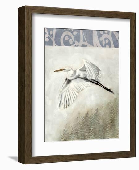 Waterbirds in Mist II-Naomi McCavitt-Framed Art Print