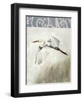 Waterbirds in Mist II-Naomi McCavitt-Framed Art Print