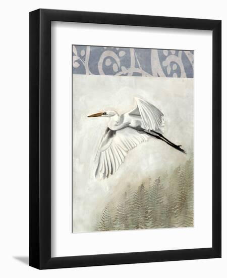 Waterbirds in Mist II-Naomi McCavitt-Framed Art Print
