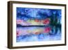 Waterccolor Landscape-Suriko-Framed Premium Giclee Print