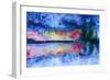 Waterccolor Landscape-Suriko-Framed Art Print