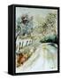 Watercolor 010604-Pol Ledent-Framed Stretched Canvas