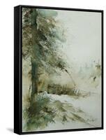 Watercolor 030306-Pol Ledent-Framed Stretched Canvas