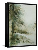 Watercolor 030306-Pol Ledent-Framed Stretched Canvas