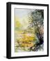 watercolor 050906-Pol Ledent-Framed Art Print