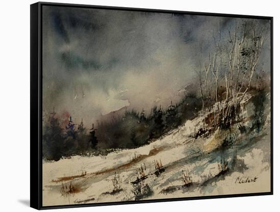 Watercolor 051207-Pol Ledent-Framed Stretched Canvas