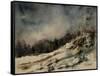 Watercolor 051207-Pol Ledent-Framed Stretched Canvas