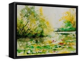 Watercolor 060607-Pol Ledent-Framed Stretched Canvas