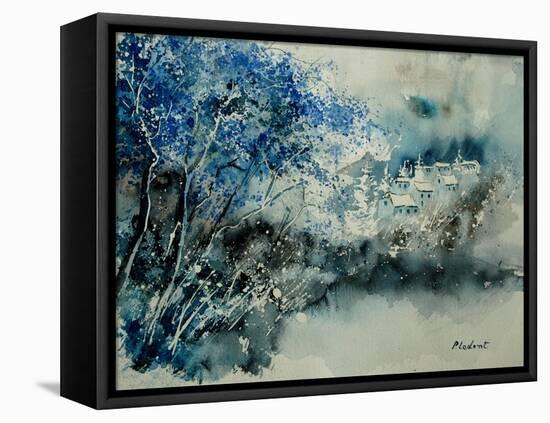 Watercolor 071107-Pol Ledent-Framed Stretched Canvas