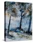 Watercolor 080108-Pol Ledent-Stretched Canvas