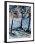 Watercolor 080108-Pol Ledent-Framed Art Print