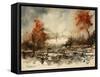 Watercolor 111207-Pol Ledent-Framed Stretched Canvas