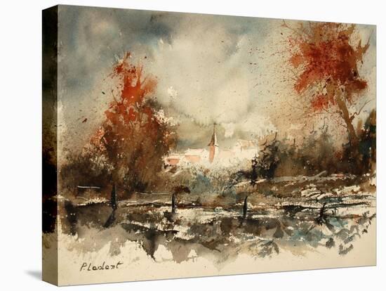 Watercolor 111207-Pol Ledent-Stretched Canvas