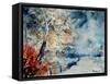 Watercolor 12414526-Pol Ledent-Framed Stretched Canvas