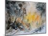 Watercolor 131206-Pol Ledent-Mounted Art Print