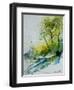 Watercolor 181207-Pol Ledent-Framed Art Print