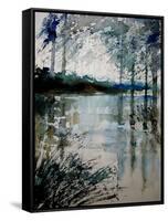 Watercolor 191205-Pol Ledent-Framed Stretched Canvas