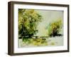 Watercolor 210407-Pol Ledent-Framed Art Print