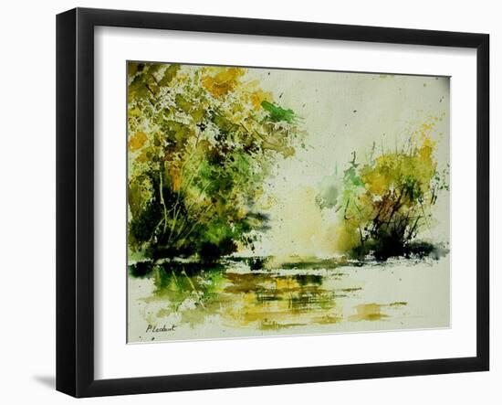 Watercolor 210407-Pol Ledent-Framed Art Print