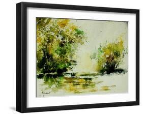 Watercolor 210407-Pol Ledent-Framed Art Print