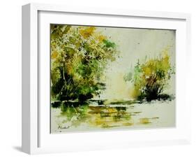 Watercolor 210407-Pol Ledent-Framed Art Print