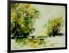 Watercolor 210407-Pol Ledent-Framed Art Print