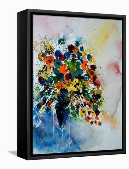 Watercolor 220407-Pol Ledent-Framed Stretched Canvas