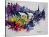 Watercolor 231207-Pol Ledent-Stretched Canvas