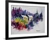 Watercolor 231207-Pol Ledent-Framed Art Print