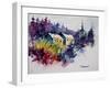 Watercolor 231207-Pol Ledent-Framed Art Print