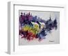 Watercolor 231207-Pol Ledent-Framed Art Print