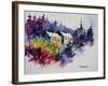 Watercolor 231207-Pol Ledent-Framed Art Print