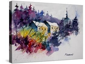 Watercolor 231207-Pol Ledent-Stretched Canvas