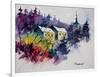 Watercolor 231207-Pol Ledent-Framed Art Print