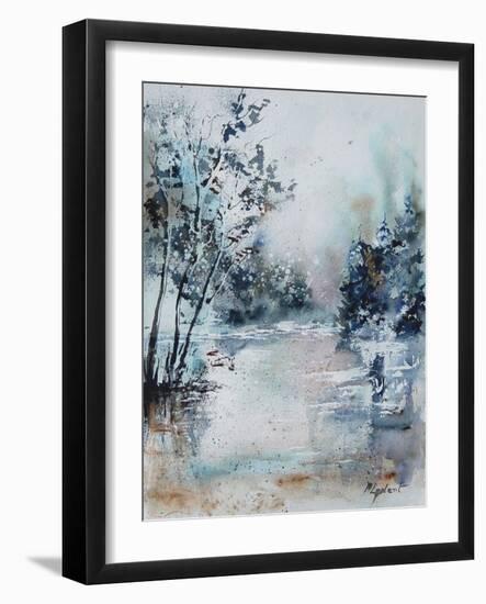 Watercolor 251203-Pol Ledent-Framed Art Print