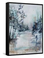 Watercolor 251203-Pol Ledent-Framed Stretched Canvas