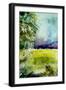 Watercolor 256-Pol Ledent-Framed Art Print